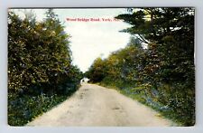 York ME-Maine, Wood Bridge Road, Antique, Vintage Postcard picture