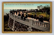 Saint Lambert Quebec-Canada, The Terrace At Look Out, Antique, Vintage Postcard picture