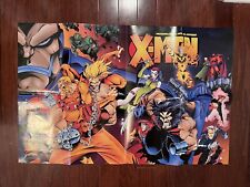 Vintage 1995 Marvel Age of Apocalypse Poster 34 X 22 X-Men Joe Madureira picture