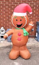 Gemmy Gingerbread Man 4ft Tall Airblown Inflatable Used Christmas Decoration  picture