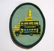RARE Girl Scout 1985 DISNEYLAND OMNIBUS PATCH Double Decker Bus Disney Badge picture