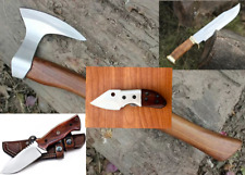 4pcs Set Handmade Axe Bowie Hunting & Folding Knife For Camping Outdoor & Hiking picture