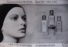 1973 ADVERTISING LINE B21 ORLANE THE POWER TO STAY YOUNG - ADVERTISING picture
