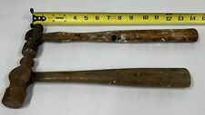 (2)- VINTAGE BALL PEEN HAMMERS. LOT OF TWO-2pcs. picture