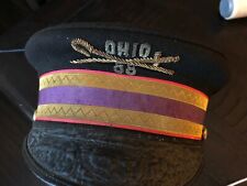 Vintage IOOF Odd Fellows Ohio 88 Cap Kepi Hat Antique Freemasons bullion  picture