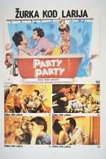 PARTY PARTY Original RARE exYU movie poster 1983 CAROLINE QUENTIN, TERRY WINSOR picture