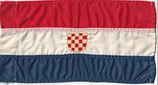 Croatian Immigration historical coat of arms, NDH, USTASHA, flag 29 x 16 cm  picture