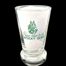 Rare 1945 Kentucky Derby Glass Jigger Horse Racing Churchill Downs picture