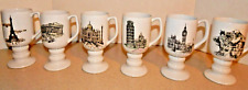 VINTAGE KAYSONS CONTINENTAL CUP FOOTED MUGS INTERNATIONAL IRONSTONE 6 PCS (#53) picture