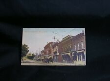 Vtg Postcard-Brocton, N.Y. - Main Street - Looking West 1919 picture