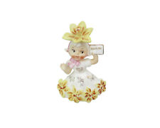 Rare Vintage 50s Napco Giftware March Flower of the Month Girl Figurine picture