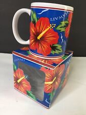 Hilo Hattie Coffee Cup Mug Hibiscus Flower Island Heritage 1996  Hawaii Vintage picture