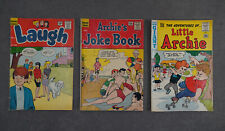 Lot of 3 Archie Laugh, Joke Book, Little Giant 160, 80, 31st July August Comic  picture