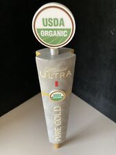 🔥 New Michelob Ultra Gold Organic Tall Beer Tap Handle Lot for Bar Kegerator picture