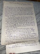 1901 Letter from SS Kronprinz Wilhelm Passengers on Pres McKinley Assassination picture