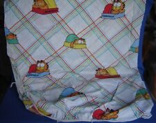 Vintage 1978 GARFIELD THE CAT NAPPING CARTOON FULL SHEET BOTTOM FITTED Curtains picture