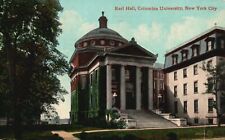 Vintage Postcard 1911 Earl Hall Columbia Ivy League Research University NY picture