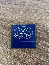 COUNTRY CLUB   E. 86TH ST New York City, Full Matchbox NEAR MINT picture
