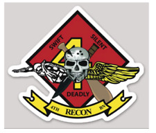 MILITARY 4TH RECON SWIFT SILENT DEADLY STICKER DECAL picture