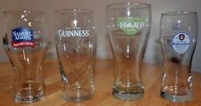 Lot of 4 Beer Glasses Harp Guinness Kaiserdom Samuel Adams Domestic & Imported picture