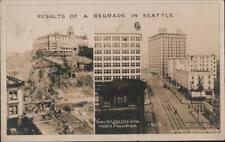 1909 RPPC Seattle,WA Results of a Regrade in Seatle King County Washington picture