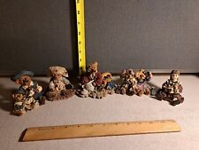 Vintage Boyd's Bears & Friends Figurines Bearstones Collection 5pcs #2081L102 picture