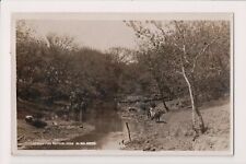 N-484 Alma Nebraska Along the Republican River Early Real Photo Postcard 1908 picture