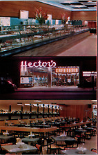 VINTAGE POSTCARD HECTOR'S SELF-SERVICE RESTAURANTS NEW YORK CITY 1970s picture