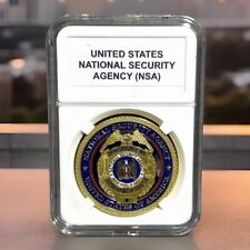 NSA US National Security Agency Special Agent 🌟DOD🌟 Challenge Coin W/Case NEW picture