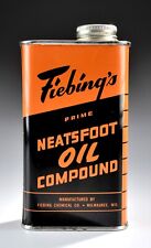 Vintage 1960's Fiebing's Prime Neatsfoot Oil Compound - 1/7th. Full. picture