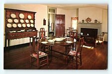 Mary Ball Washington Home George Washington's Mother Dining Room VA Postcard E5 picture