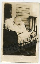 Real Photo Postcard - Cute Smiling Baby - REEDER Family (Gladys), 6 Mo picture