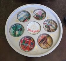 Vintage Disneyland Tin Souvenir 1950s Drink Tray 11 Inches Mickey Mouse picture