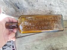 Antique Bottle BENNET'S CELEBRATED STOMACH BITTERS SOLE PROPRIETORS SF picture