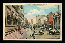 New Jersey NJ postcard Elizabeth, Broad Street Vintage 1929 picture