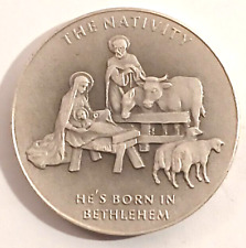 2000 Bethlehem Official Commemorative Medal The Nativity 1.1875
