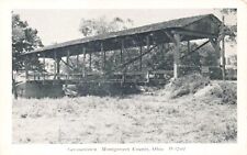 Postcard OH Germantown Covered Bridge Inverted Bowstring Truss Montgomery County picture