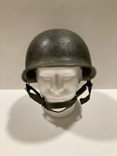 Post Vietnam Original US Military M1 Helmet & W/ Camo Type 1 Liner picture