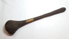 Authentic Early 19th Century Great Plains Indians Stone War Club Rawhide Handle picture