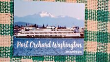 BEAUTIFUL POST CARD SUPER-FERRY  PORT ORCHARD WASHINGTON picture