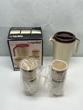Vintage Sterilite 5 Piece Drinkware Set Complete In Box #844-1 - Pre Owned picture
