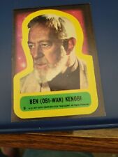 1977 Topps Star Wars Sticker Series 1 #9 Ben Obi-Wan Kenobi Sunday special  picture