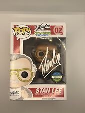 Stan Lee Signed Funko Pop Excelsior/authentic Sticker picture