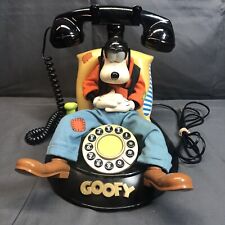 Vintage Walt Disney Animated Talking Sleeping Goofy Corded Telephone picture