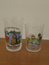 2 Vintage German Wine Festival Shot glasses from Konigswinter and Rotweinstadt picture