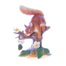 Lenox Vintage Porcelain Squirrel Figurine redsquirrel Springtime Scamper 1989 5