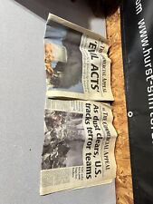 2 Newspapers From 9/11. Memphis Tennessee, The Commercial Appeal picture