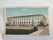 Postcard St. Paul, Minnesota New St. Paul Public Library Vintage picture