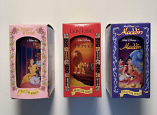 Walt Disney Collector Beast, Aladdin, Lion King 1994 Burger King Plastic Cups  picture