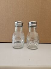 “Old Fashioned” Glass and Silver Salt and Pepper Shakers picture